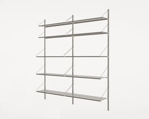 SHELF LIBRARY DOUBLE SECTION | W 80 cm - Tempo