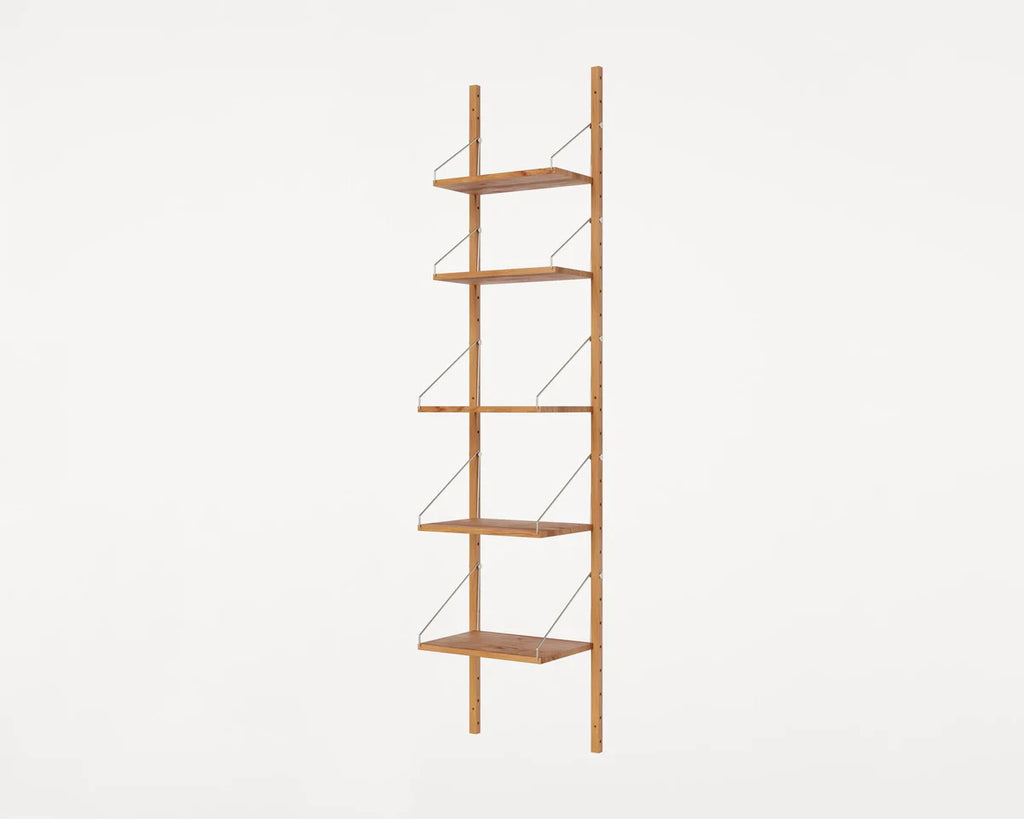 FRAMA - SAMPLE | SHELF LIBRARY SINGLE SECTION | H1852 / W40 - DARK OAK - Tempo