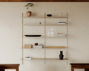 SHELF LIBRARY DOUBLE SECTION | W 80 cm - Tempo