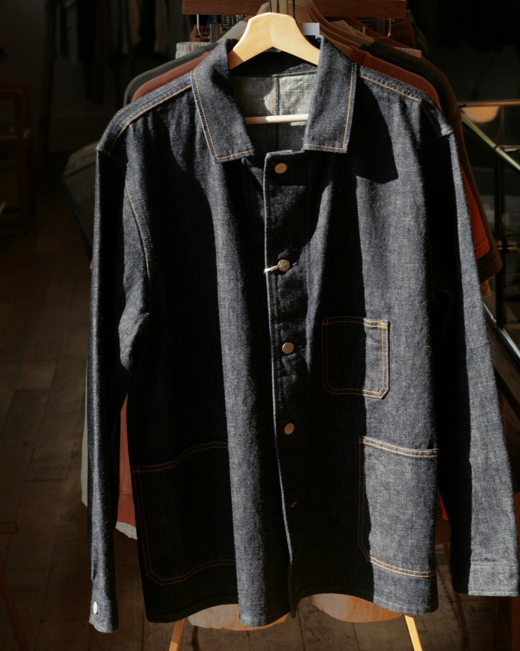 trophy clothing - 2504 Authentic Denim Coverall in Indigo - OW - Tempo