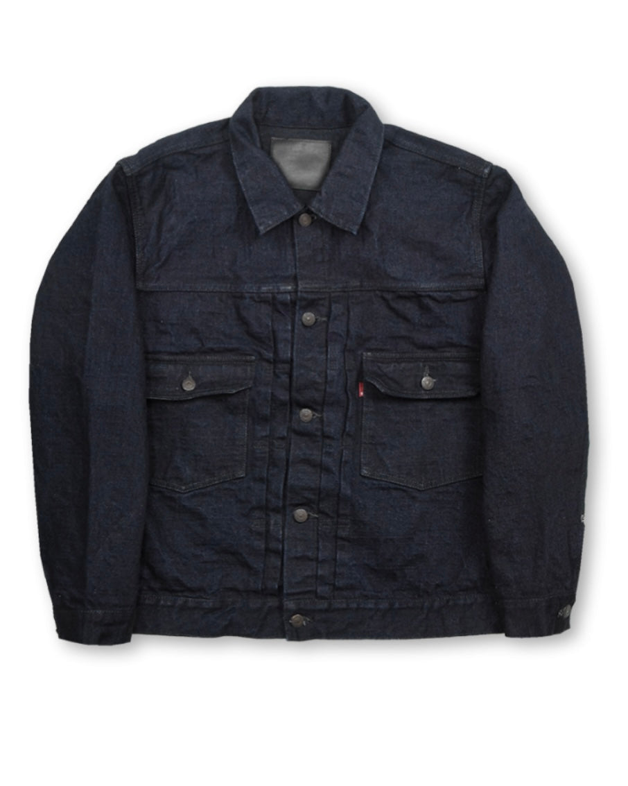 2102 15.5oz Indigo x Black Super Rough Selvedge Type II Denim Jacket