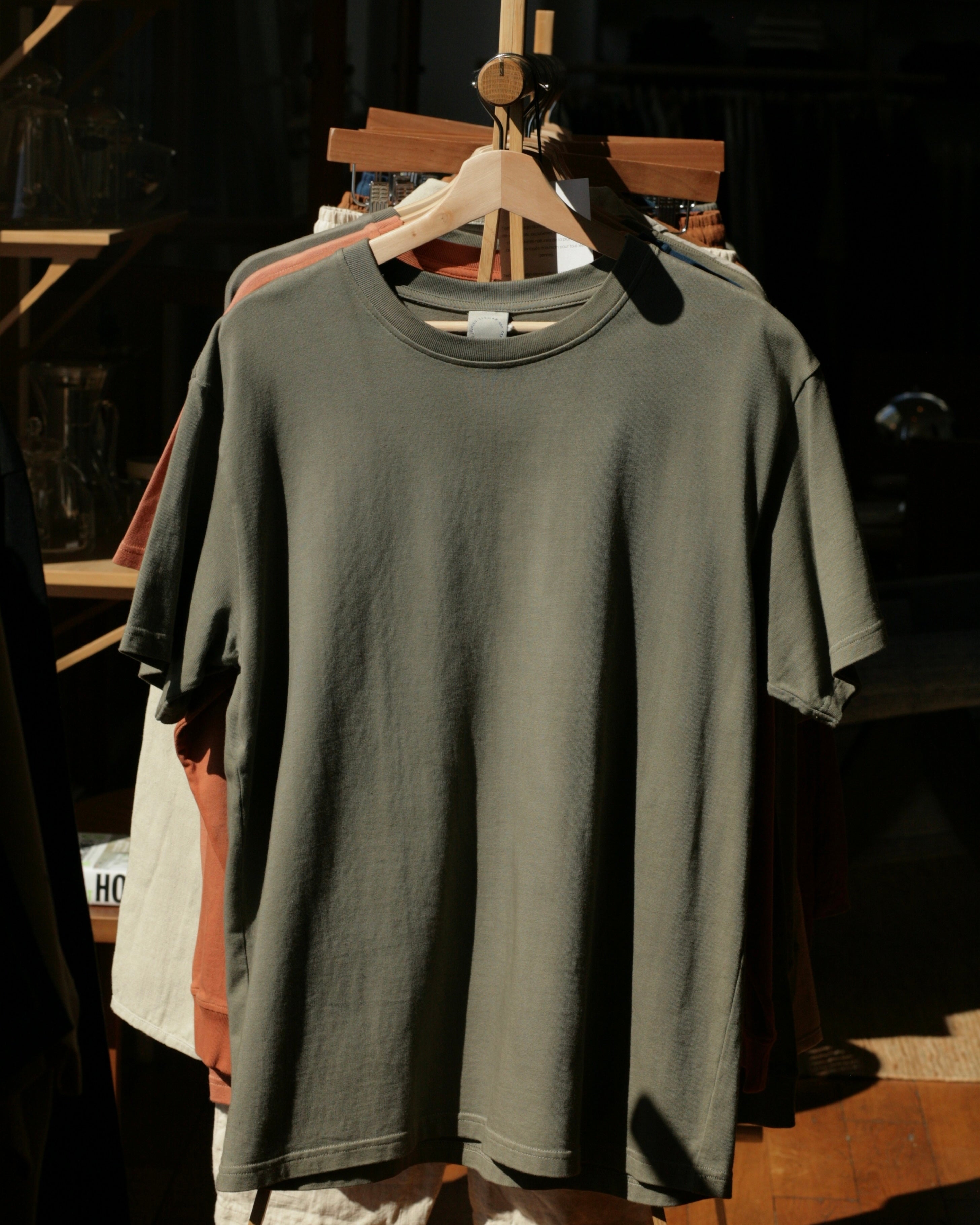 Cotton T-Shirt | Myrobalan & Iron Hand-dyed