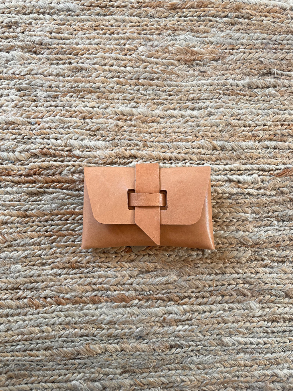 The Card Case / Coin Pouch | Vegetable Tanned Leather | Natural