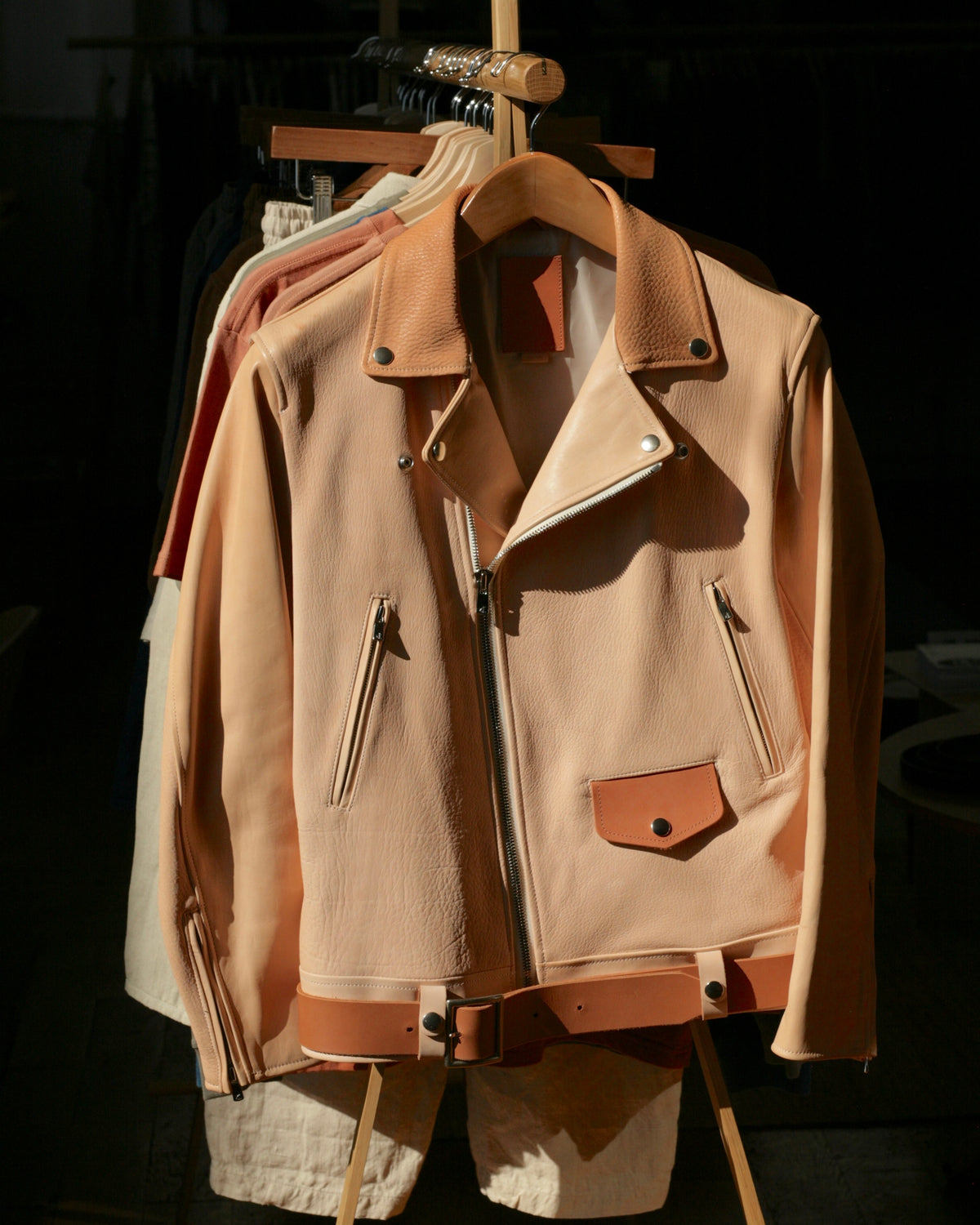 HENDER SCHEME Not Riders Jacket in Natural TEMPO LAUSANNE 