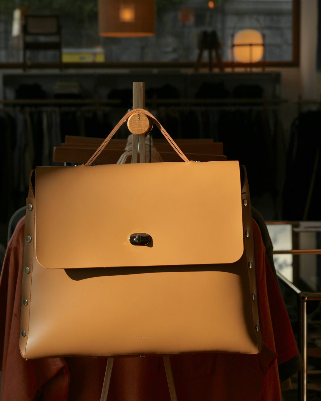 Hender Scheme - Assemble Bag Flap L in Mocha - Tempo