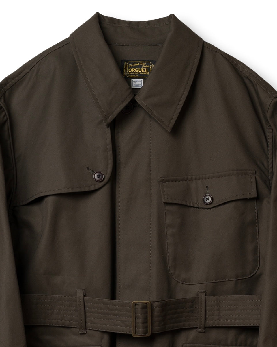 ORGUEIL - STUDIO D'ARTISAN - Ventile Motorcycle Coat in Black - Tempo