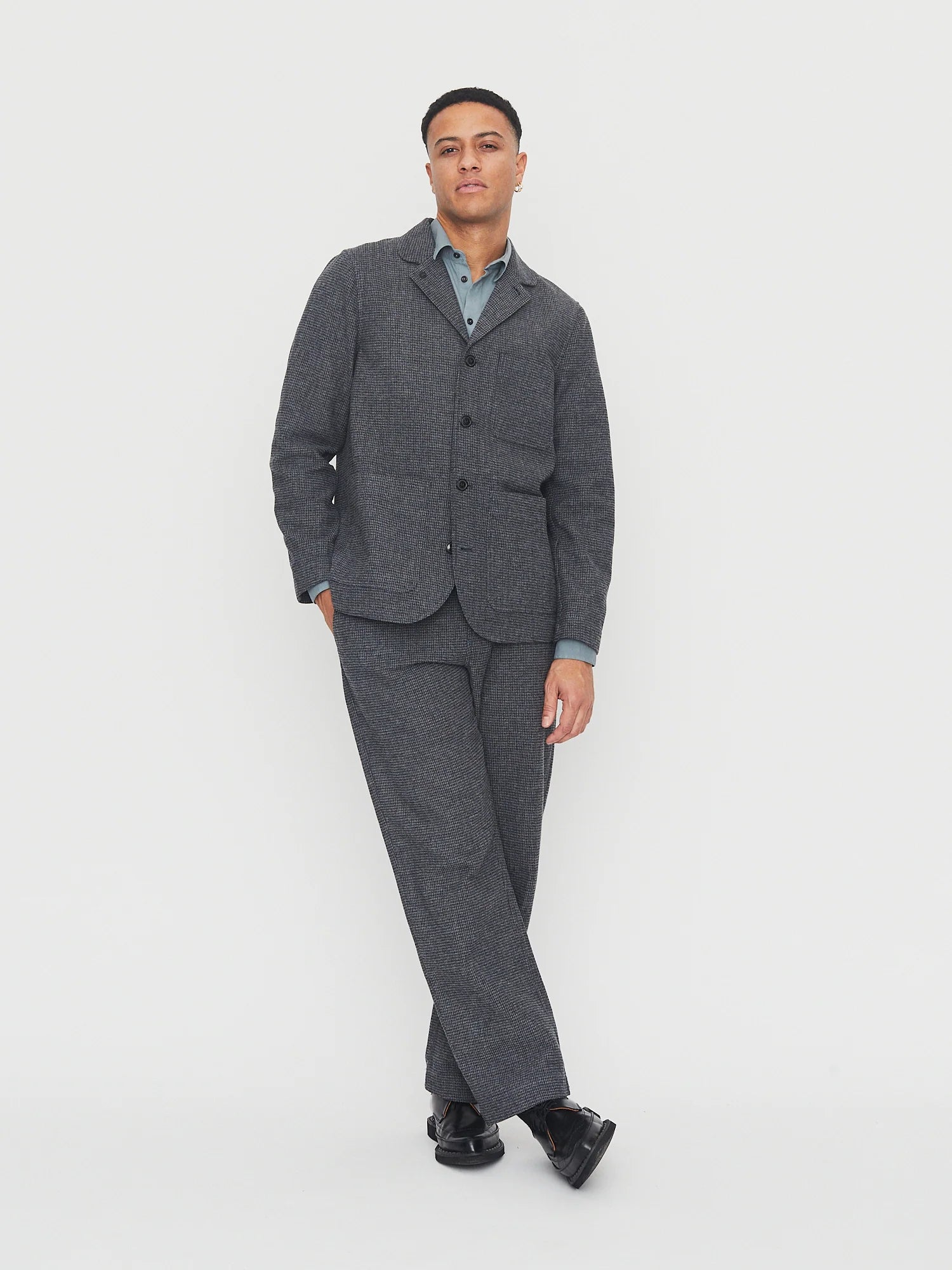 JOSEF | EASY FOUR BUTTON BLAZER | BROKEN GREY