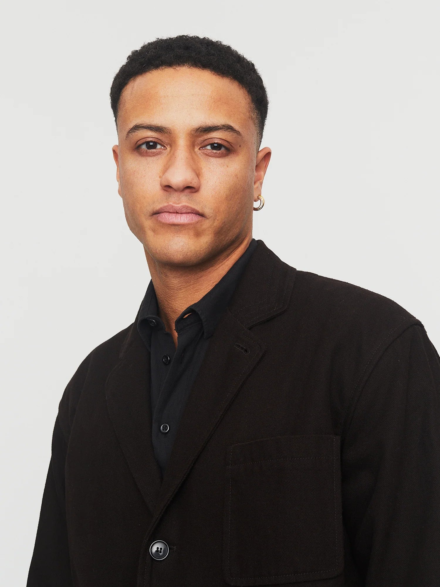 MALVIN | LOOSE CUT BLAZER | DARK BROWN