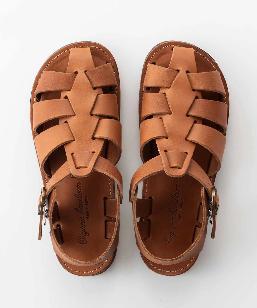 ORGANIC HANDLOOM - Gurkha in Oiled Pull-Up Leather - Brown - Tempo