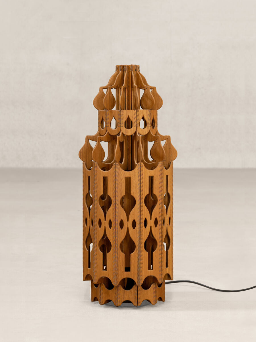 Unfolding Lamp (Teak)