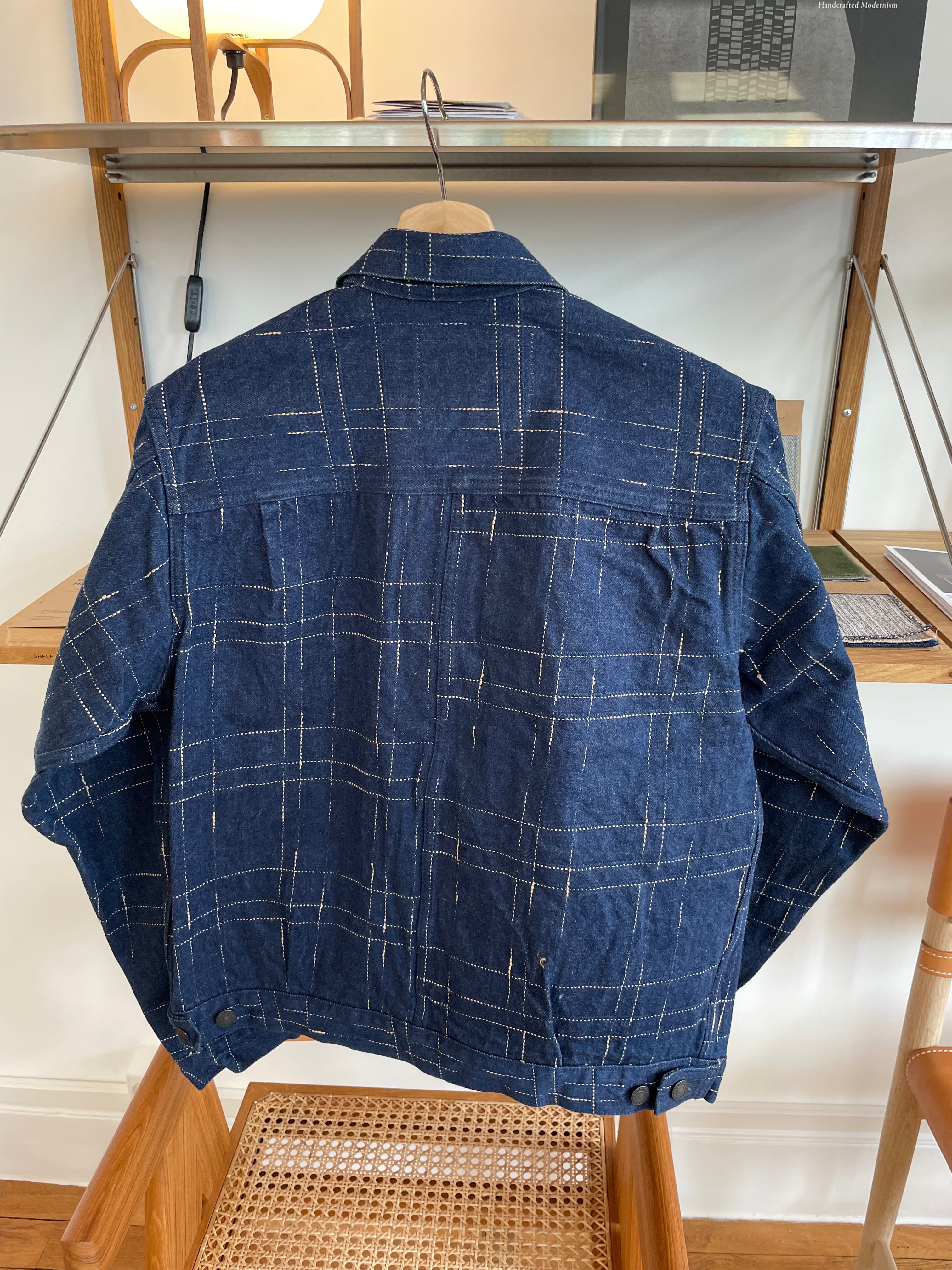 Midare Kasuri Selvedge Denim Type II Jacket - OW - Tempo