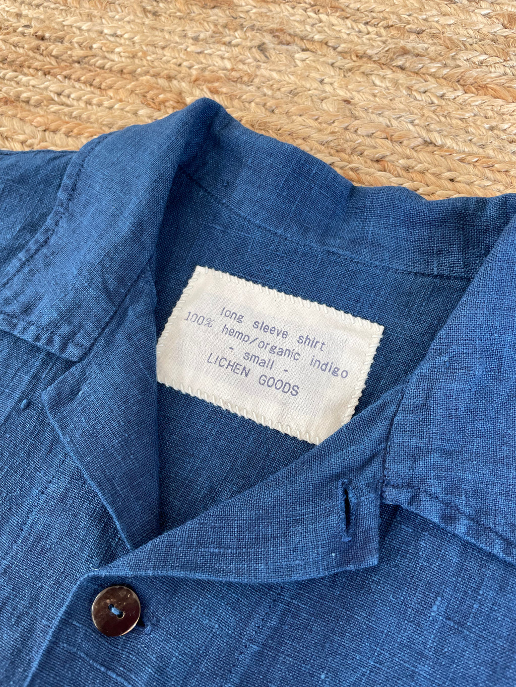 Hemp Long-Sleeve Shirt | Organic Indigo Hand-Dyed - Tempo