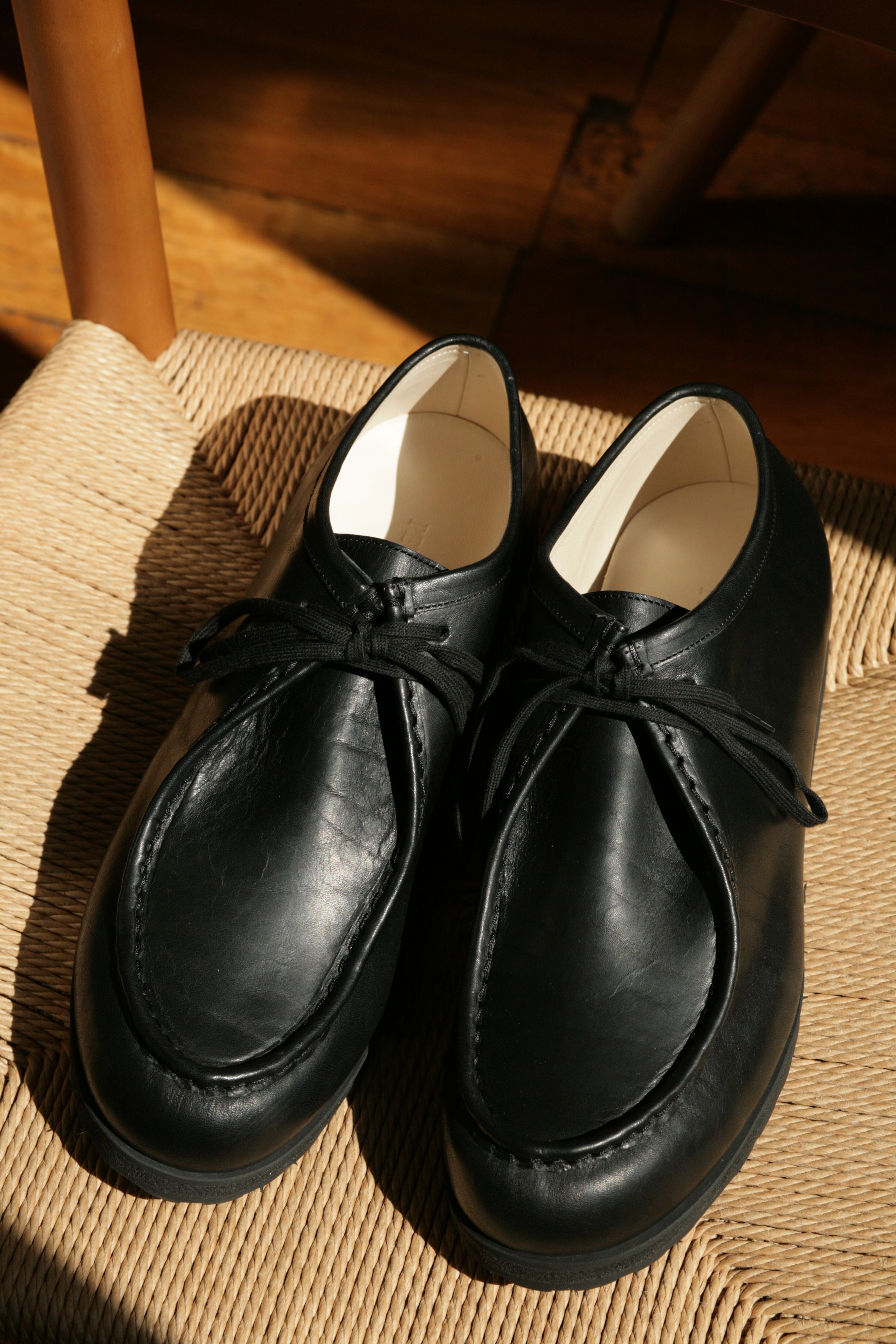 Tyrolean in Black Himeji Cowhide