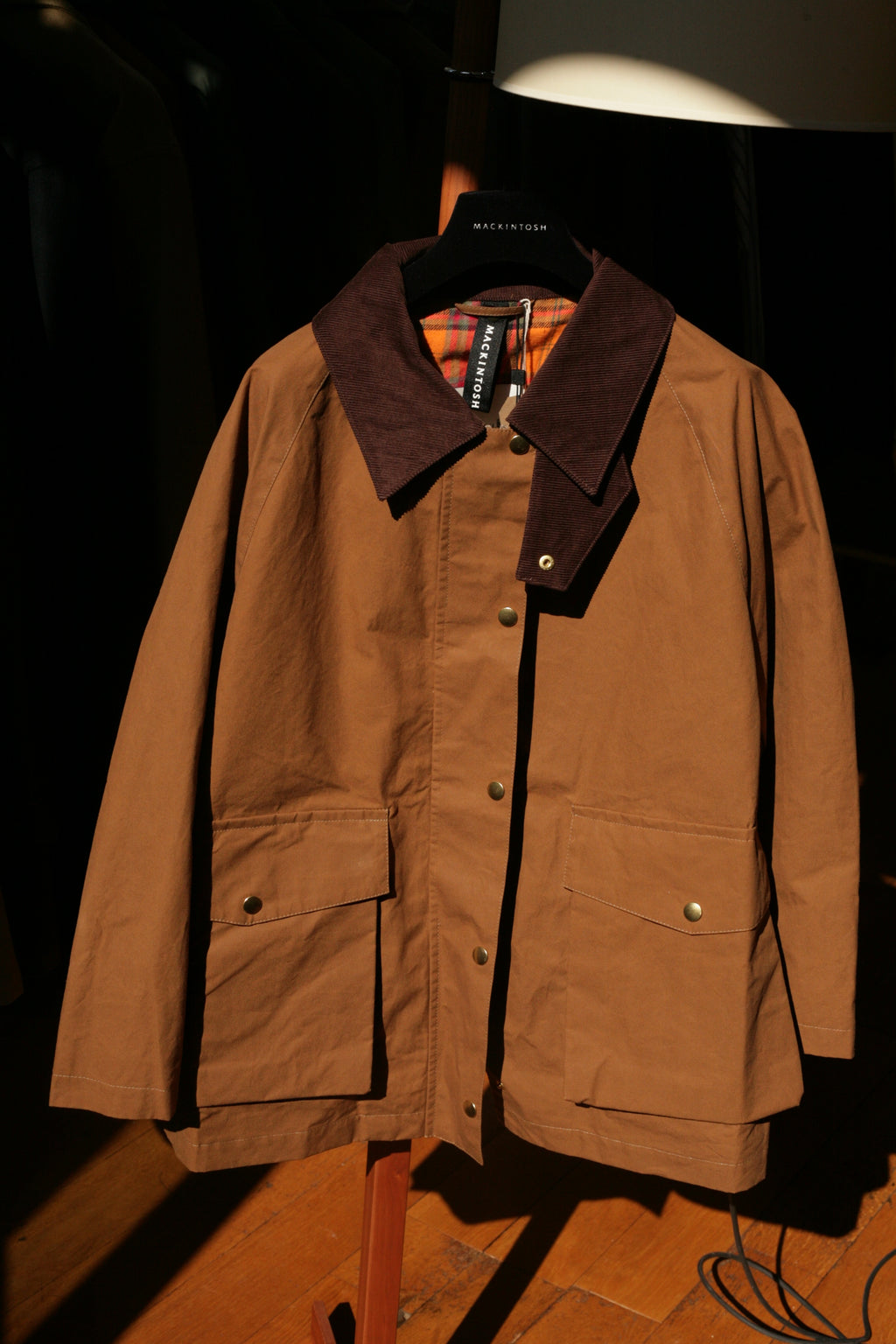 MACKINTOSH - BLAIR Ladies Water Repellent Cotton Jacket in Brick - Tempo