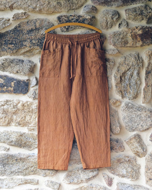 Cutch Hand-Dyed Hemp Easy Trousers - Tempo