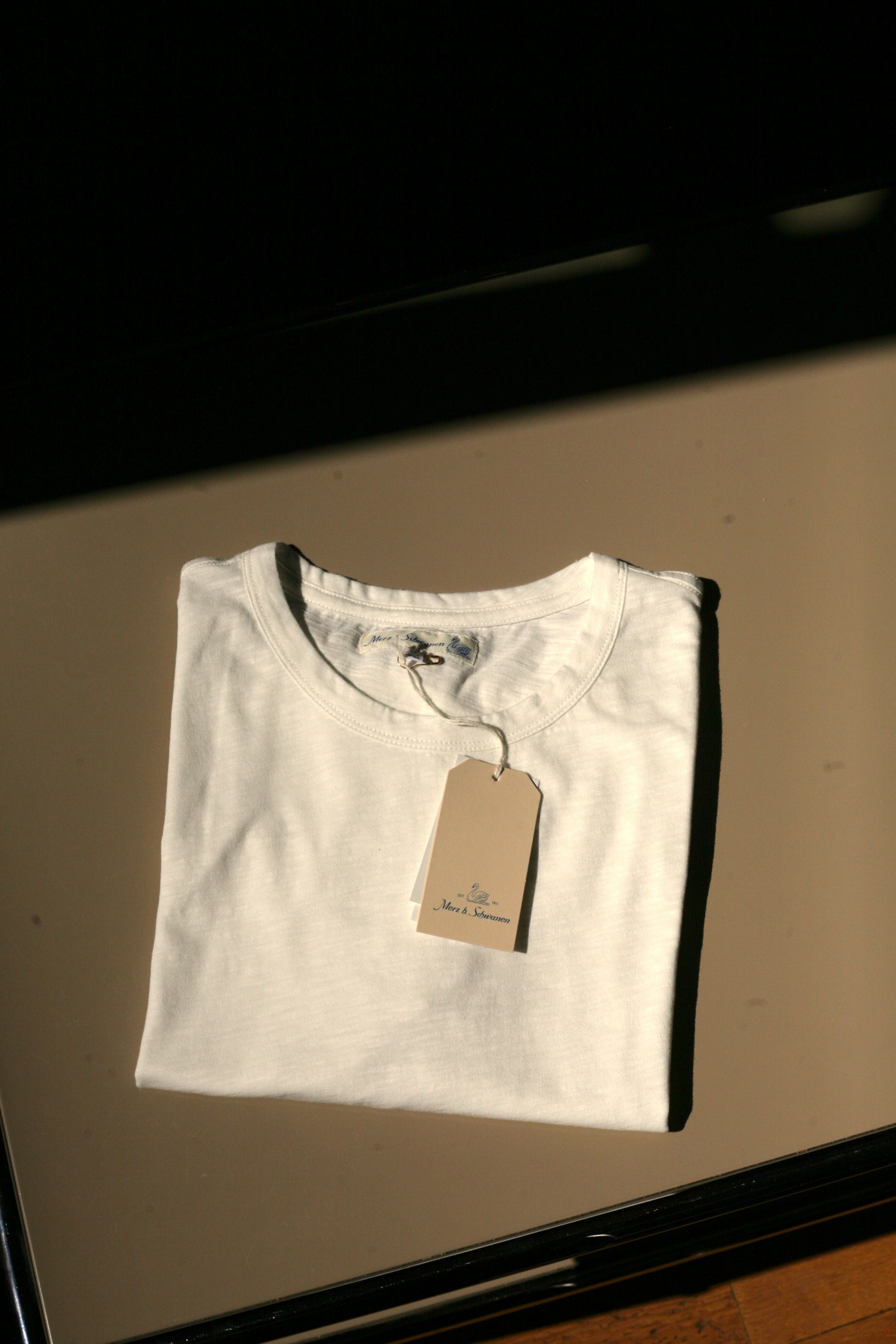 MERZ B. SCHWANEN - PIMA Cotton Women's T-shirt 3.8oz Relaxed Fit in White WSCT20 - Tempo