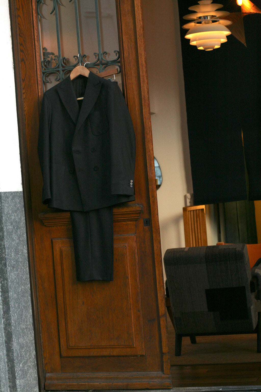 École de Pensée x Tempo Design Store - Straight Trousers Pure Wool - Vitale Barberis Canonico - Tempo