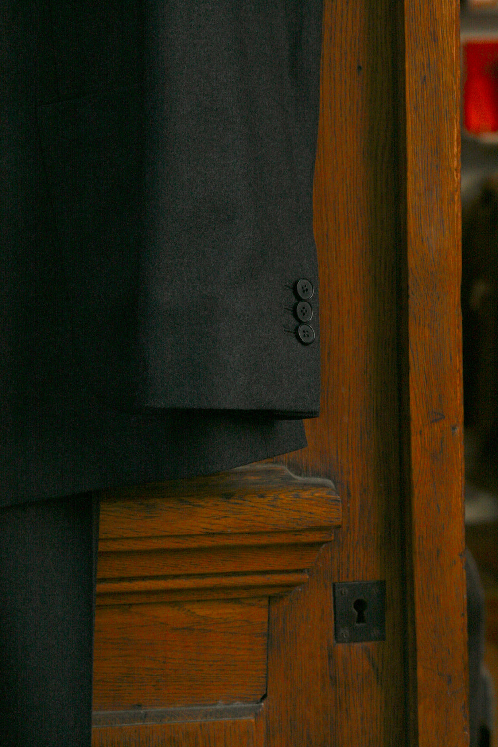 École de Pensée x Tempo Design Store - Double Breasted Peak Lapel Pure Wool Jacket - Vitale Barberis Canonico - Tempo