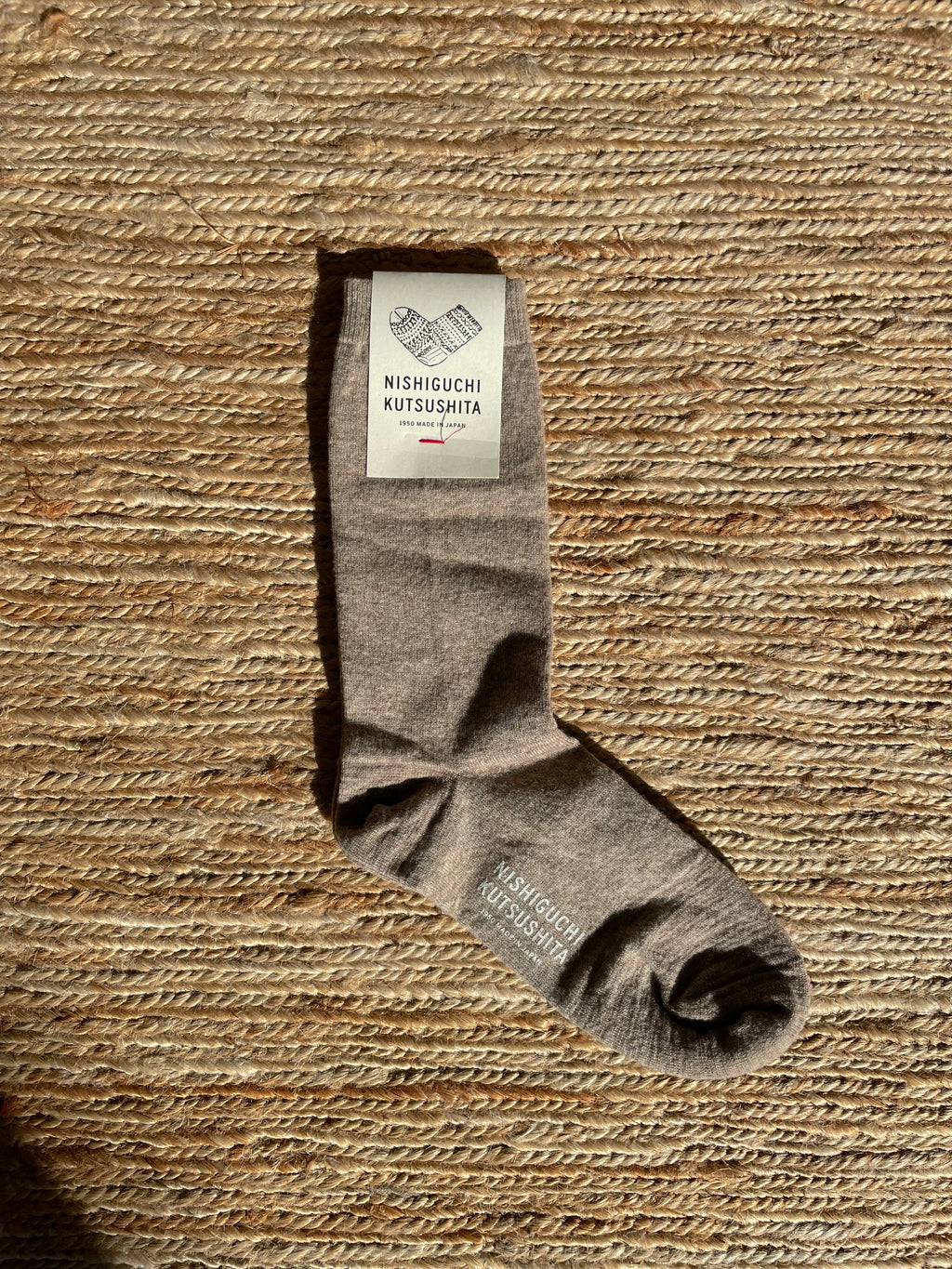 Cashmere Wool Socks in Beige - Woman