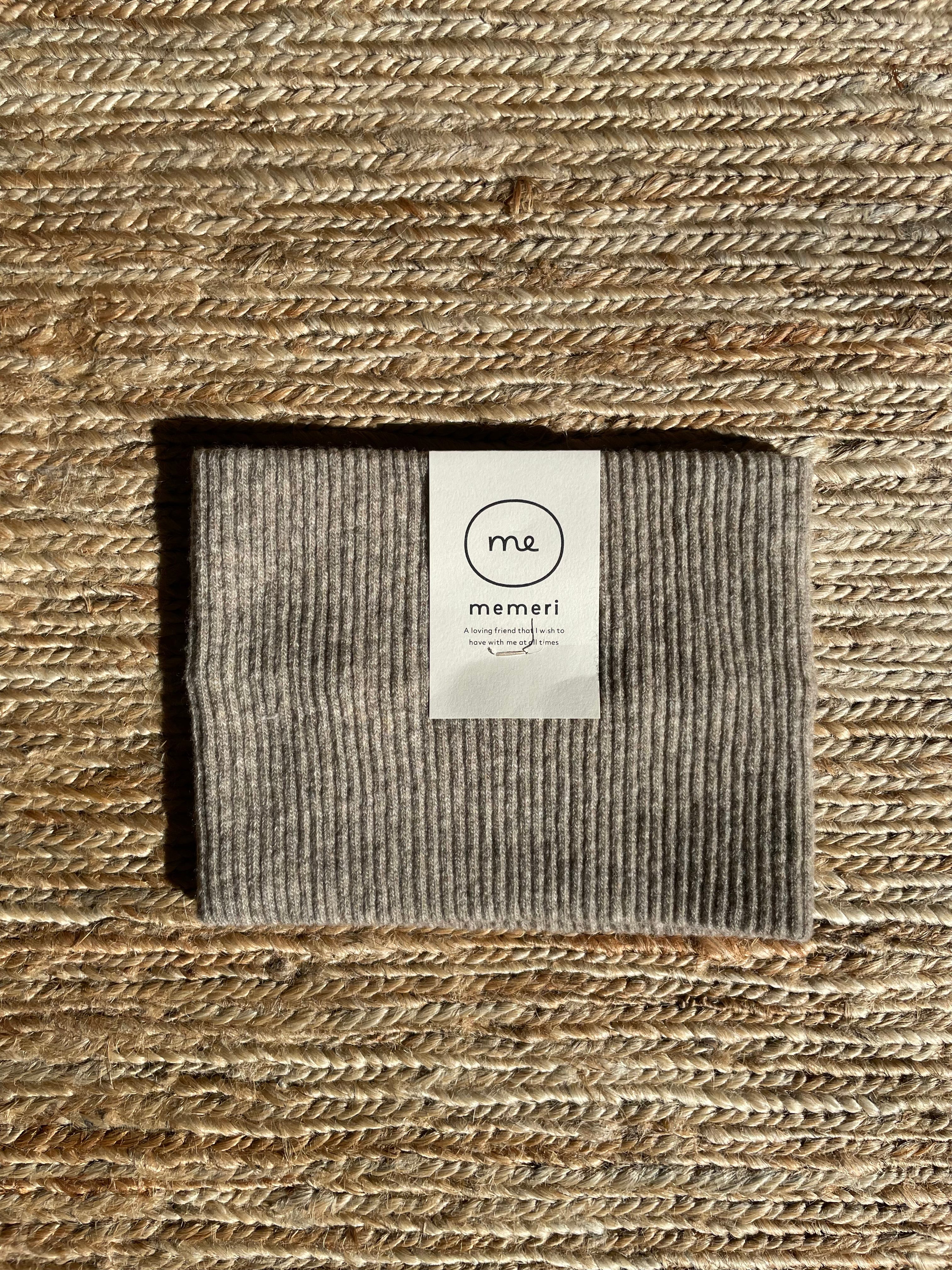 Cashmere Wool Neck Warmer in Beige