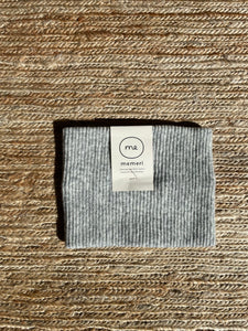 Cashmere Wool Neck Warmer in Gray