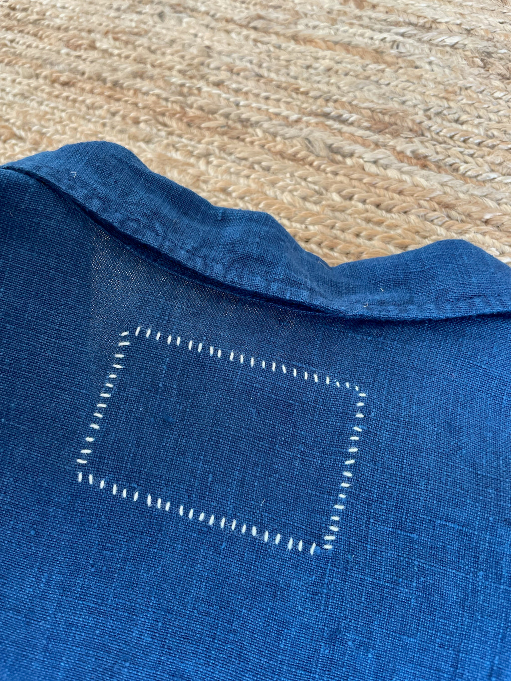 Hemp Short-sleeve Shirt | Organic Indigo Hand-dyed - Tempo