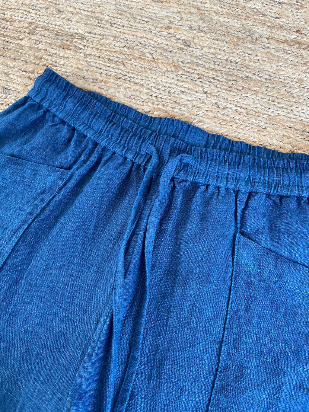 Organic Indigo Hand-Dyed Hemp Shorts - Tempo