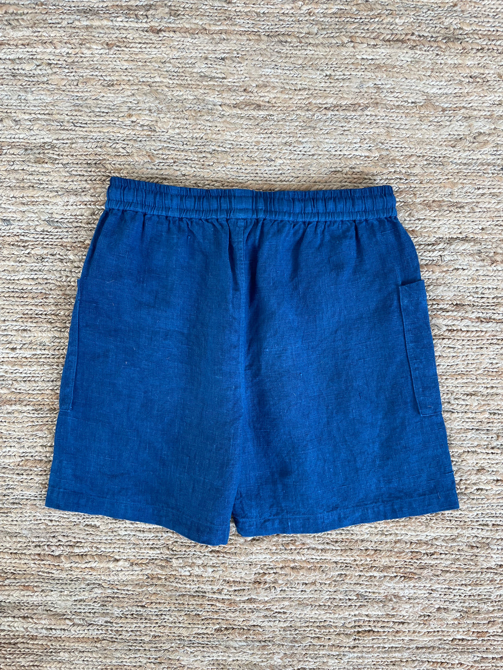 Organic Indigo Hand-Dyed Hemp Shorts - Tempo