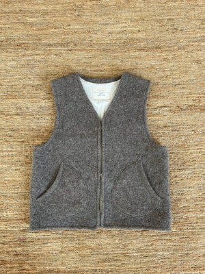 Liner Vest | Handmade Natural Wool Felt - Tempo