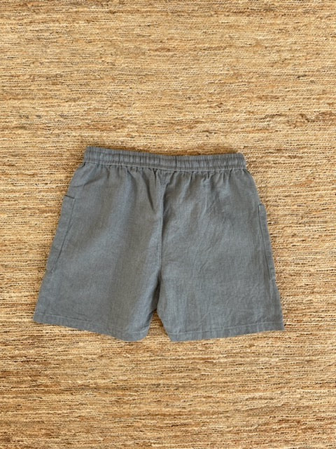 Oak Gall & Iron Hand-Dyed Hemp Easy Shorts - Tempo