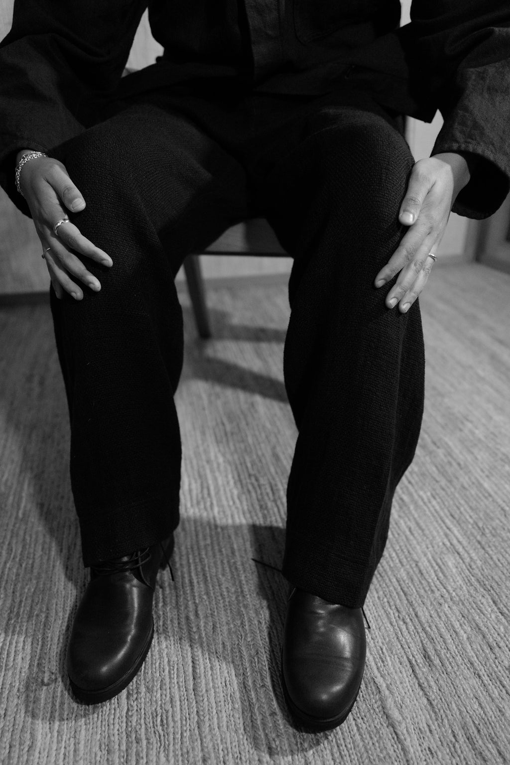 PETROSOLAUM - Connect Chukka in Black Pit Oil Calf - Tempo