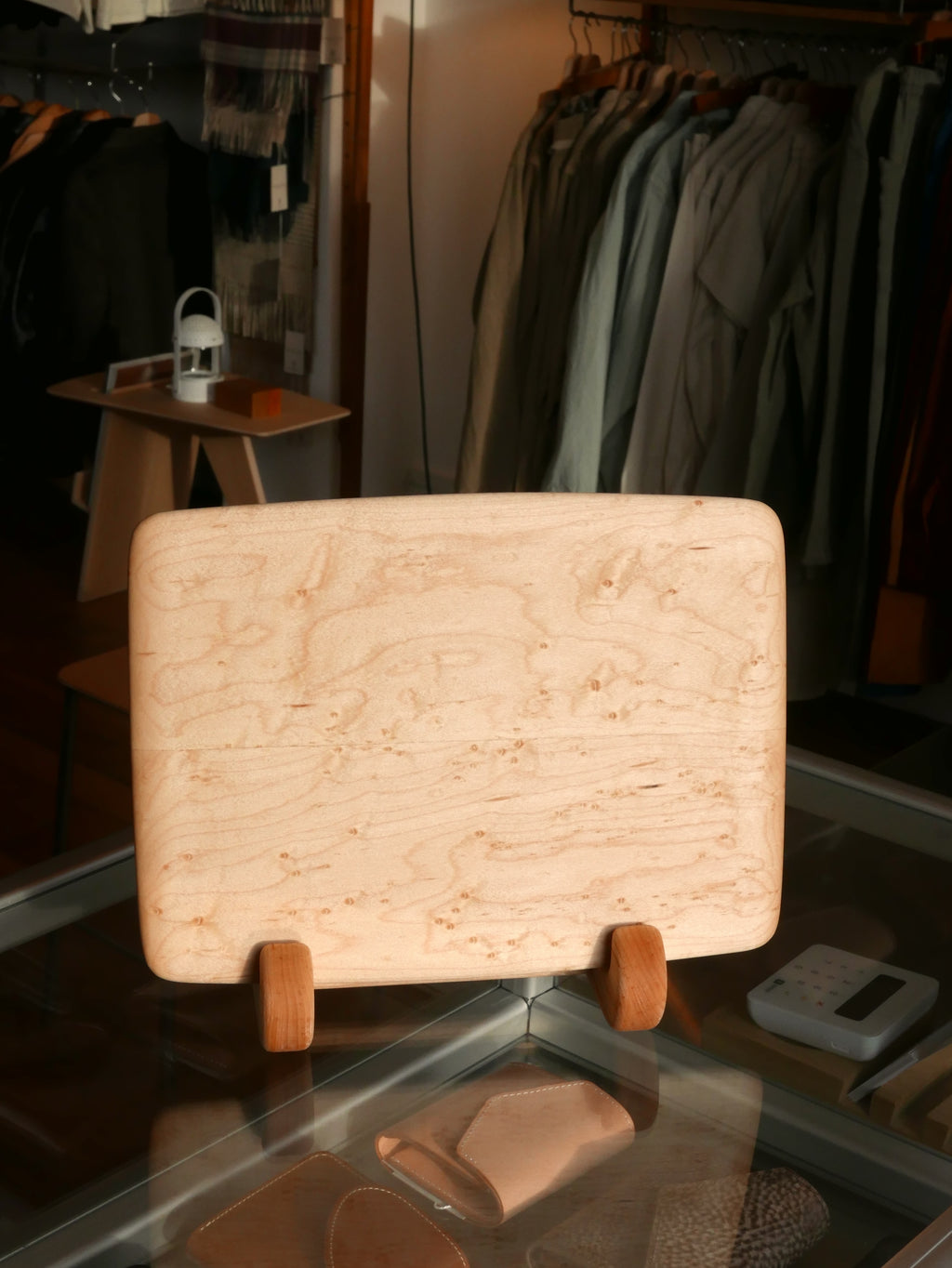 #17B X Sandwich Board in Birdseye Maple