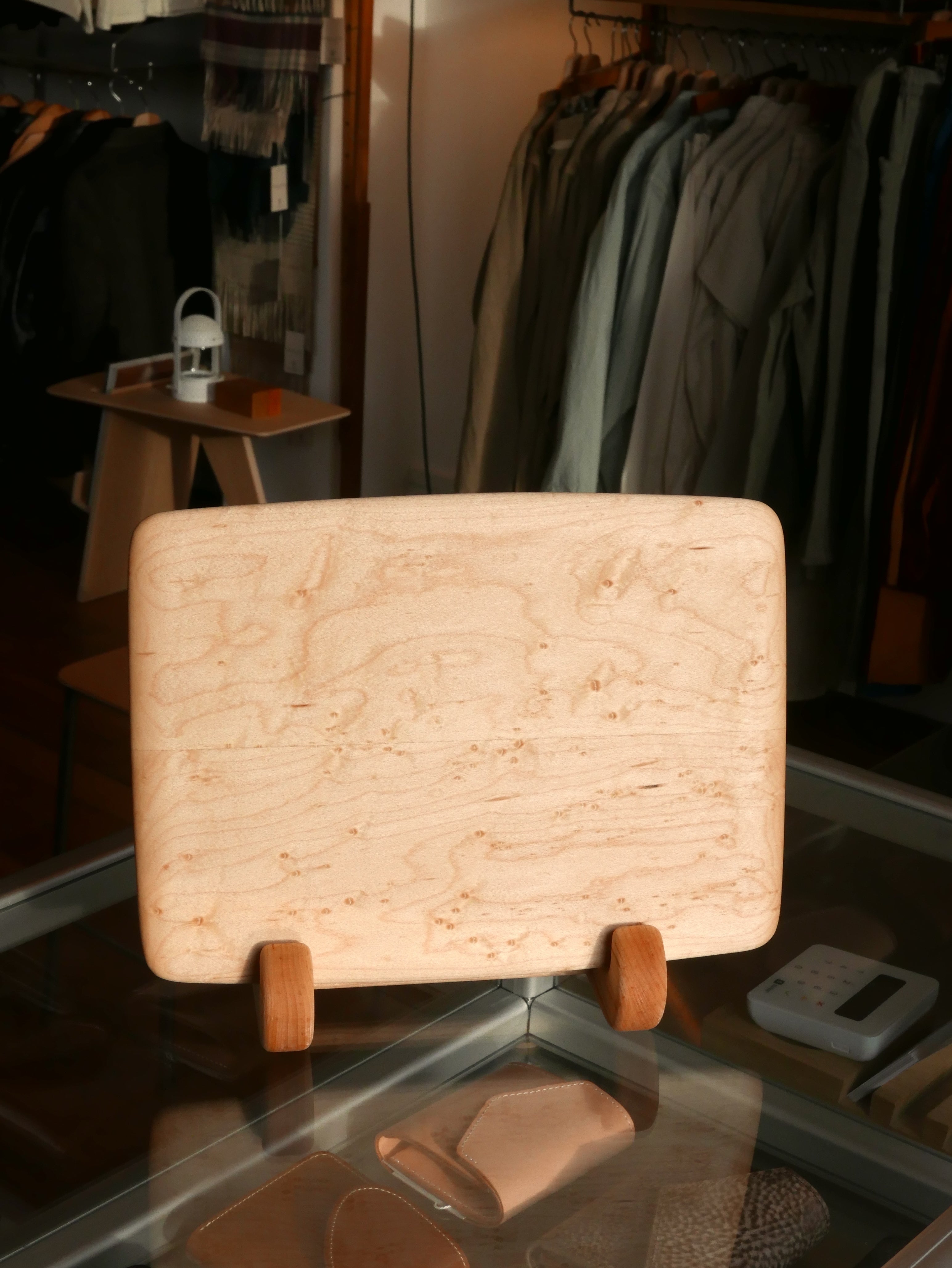 #17B X Sandwich Board in Birdseye Maple