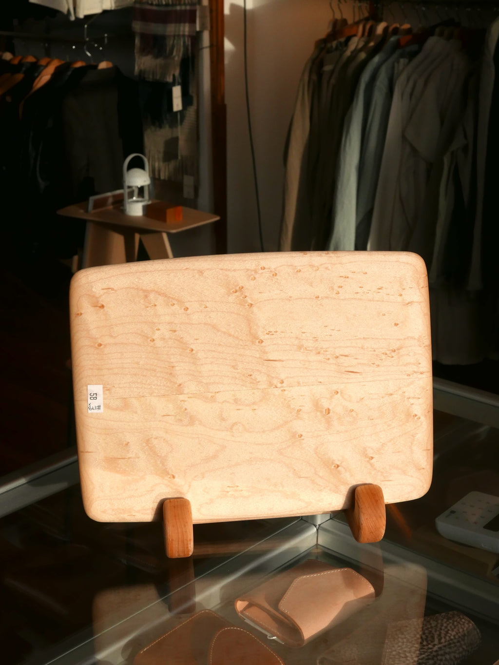 #17B X Sandwich Board in Birdseye Maple