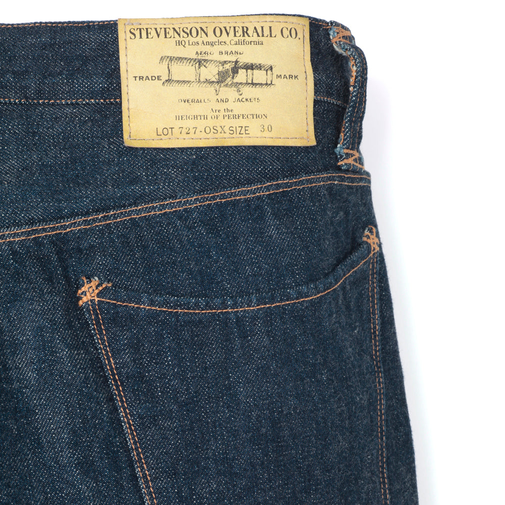 STEVENSON LA JOLLA 13oz Selvedge Green-Cast Denim - Slim Tapered OW