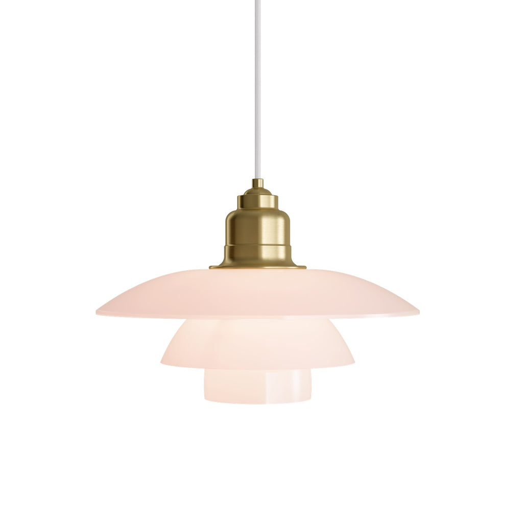 PH 3½-3 PALE ROSE BRASS PENDANT