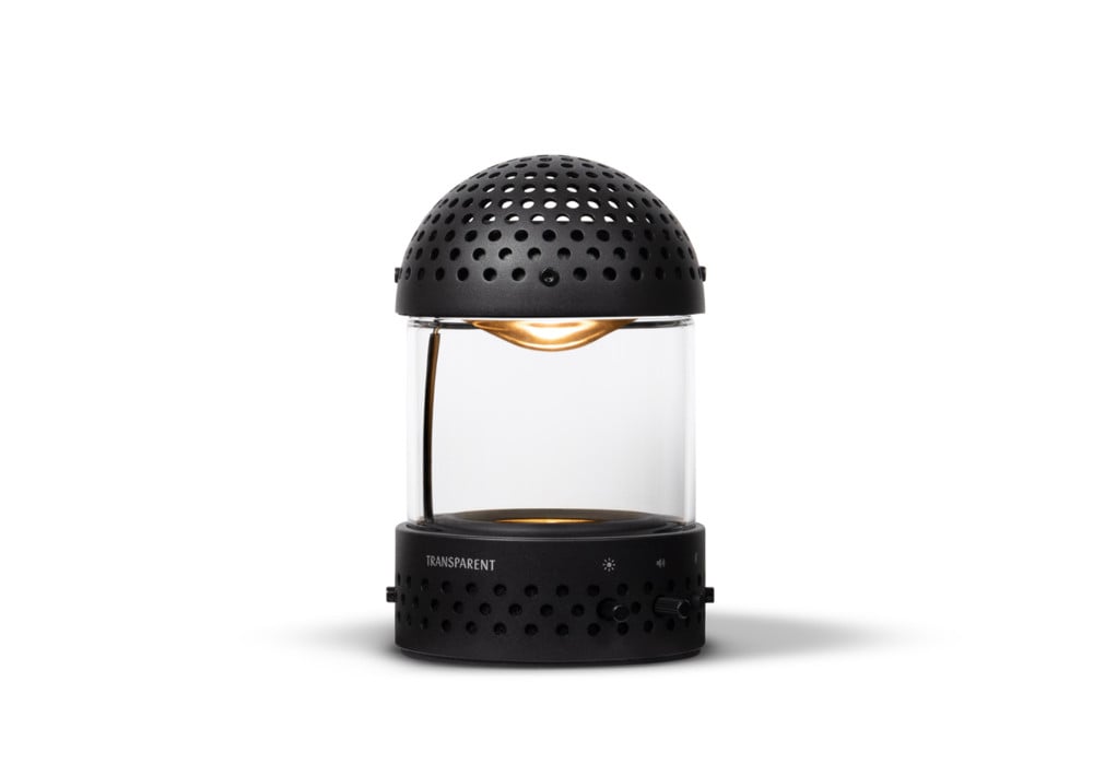 TRANSPARENT - Light Speaker in Black - Tempo