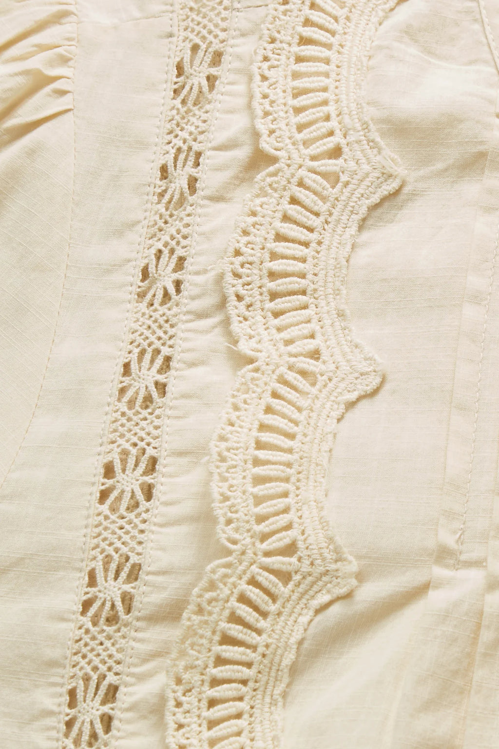 SKALL STUDIO - Leaf Organic Cotton Blouse in Antique Beige - Tempo