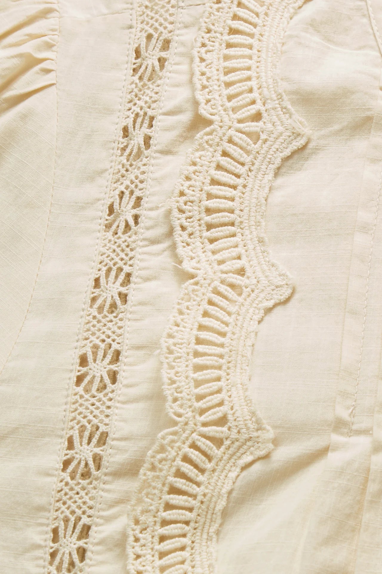 SKALL STUDIO - Leaf Organic Cotton Blouse in Antique Beige - Tempo