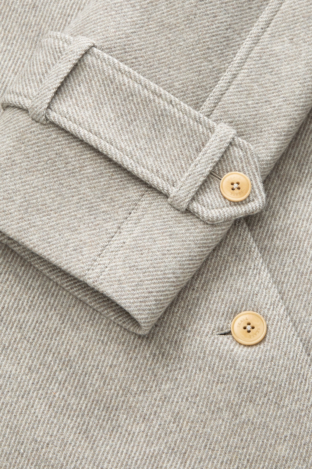 SKALL STUDIO - Macy Wool Coat in Warm Grey Twill - Tempo