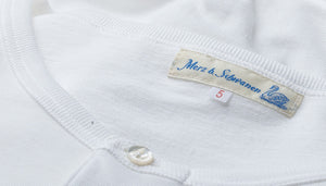THE ORIGINALS | 207 Loopwheeled Henley 7.2oz Classic Fit in White