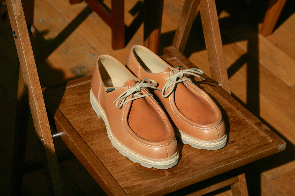 PARABOOT - Michael Marche Miel Vegetable Tanned Camel Gum Sole - Tempo