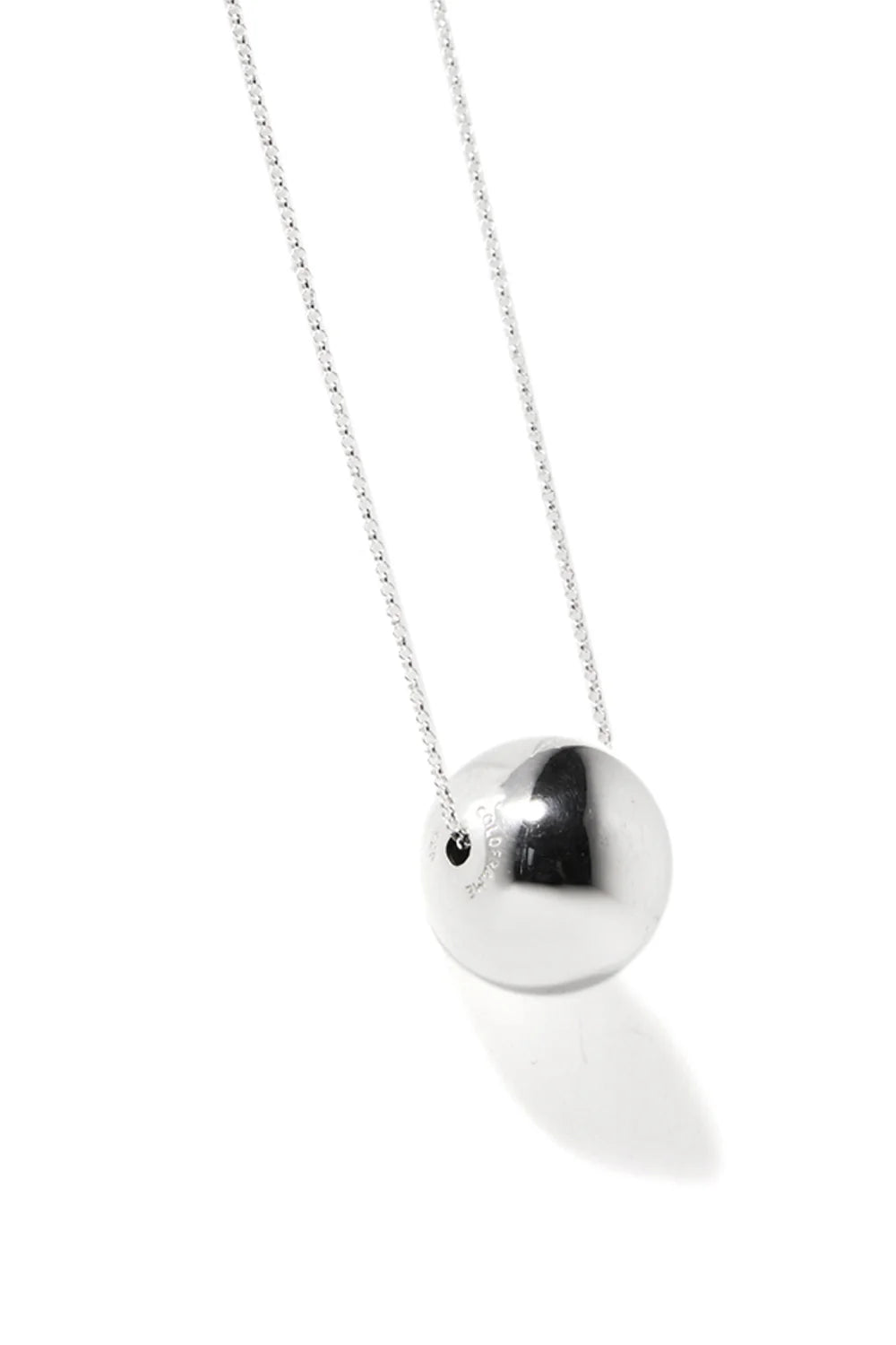 COLDFRAME - Handcrafted 925 Silver New Lux Ball Necklace - Tempo