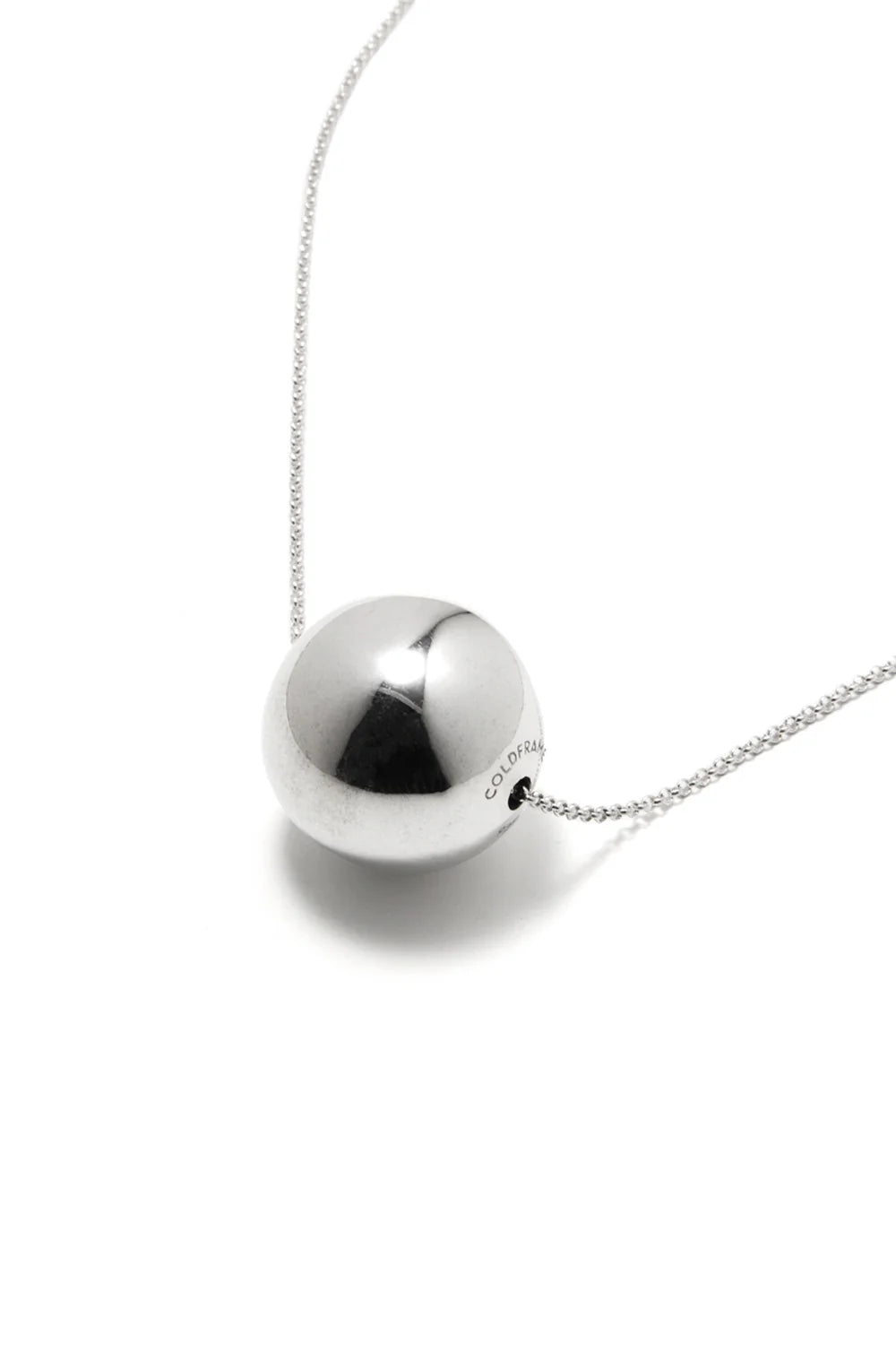 COLDFRAME - Handcrafted 925 Silver New Lux Ball Necklace - Tempo