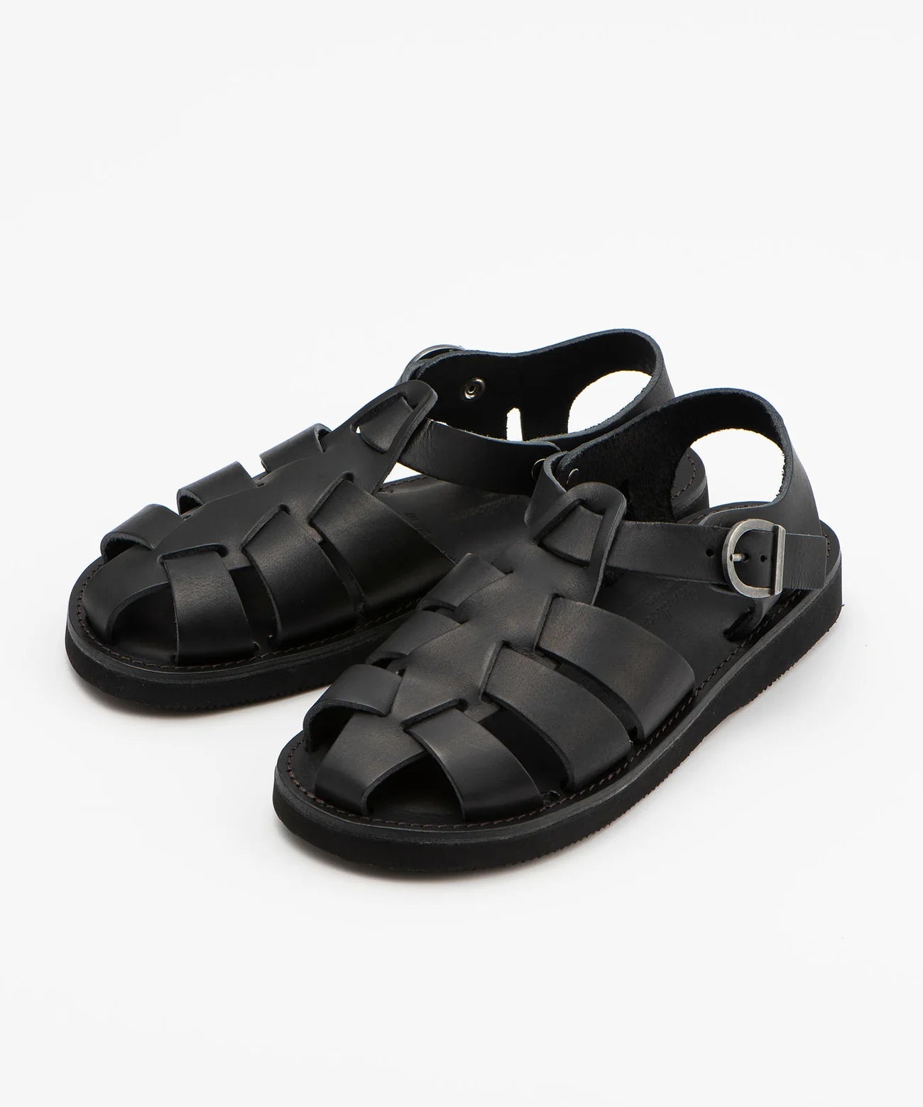 ORGANIC HANDLOOM - Pre-Order: Gurkha in Oiled Pull-Up Leather - Black - Tempo