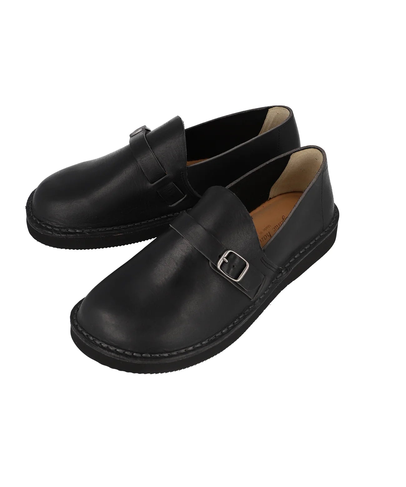 ORGANIC HANDLOOM - Pre-Order: Bengal in Oiled Pull-Up Leather - Black - Tempo