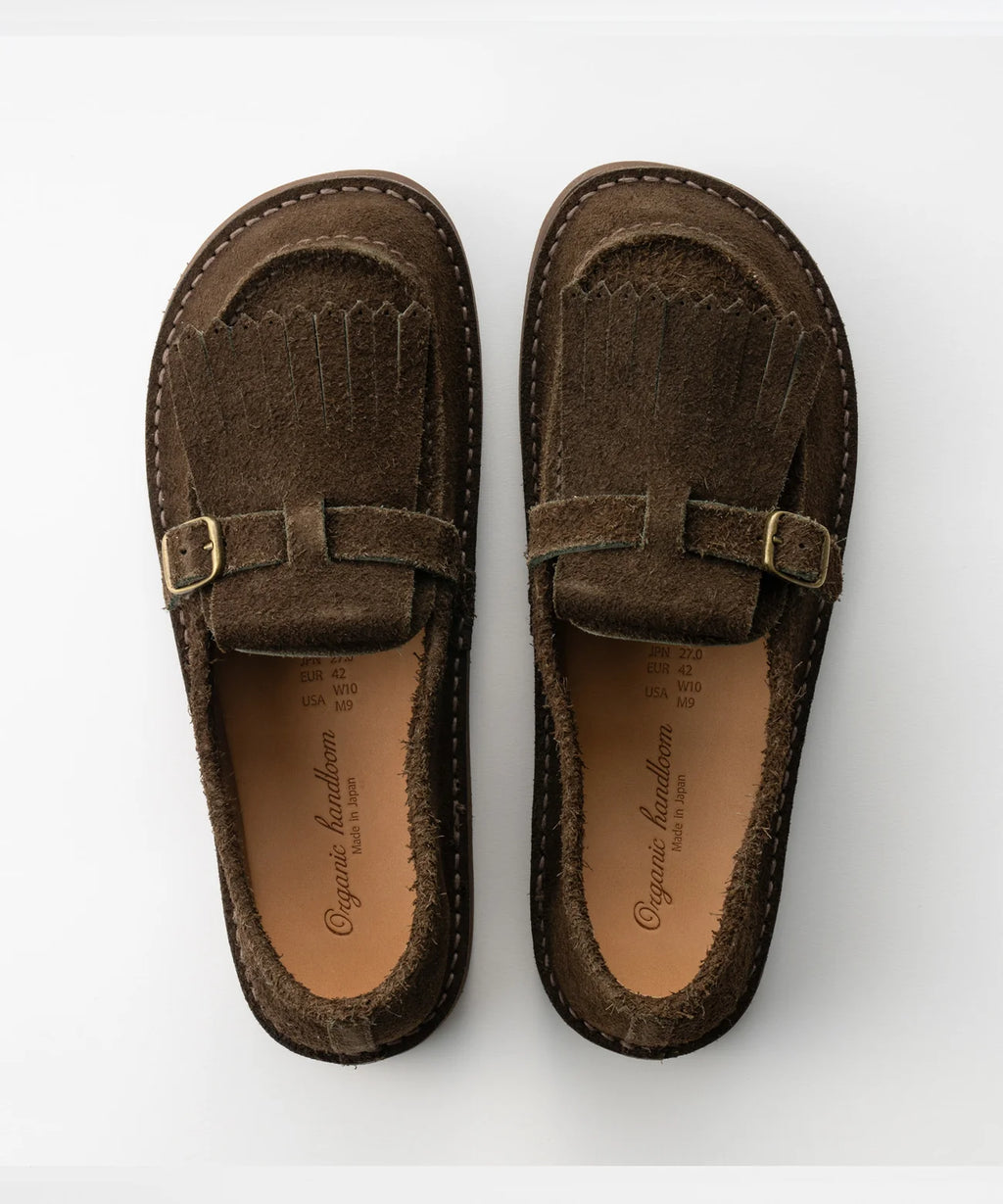 ORGANIC HANDLOOM - Pre-Order: Sevres Kilt in Thick Velour - Mocha - Tempo