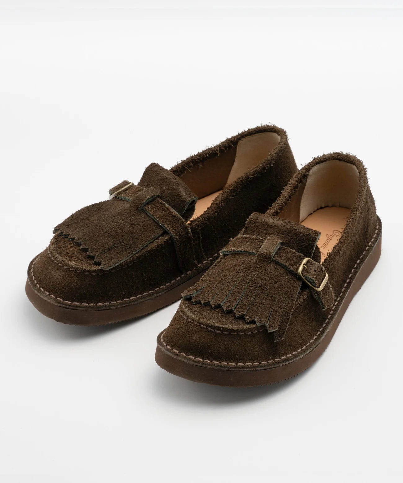 ORGANIC HANDLOOM - Pre-Order: Sevres Kilt in Thick Velour - Mocha - Tempo