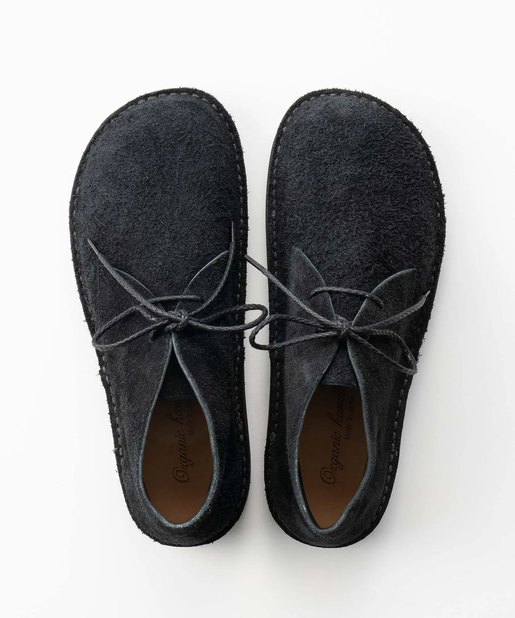 Ives in Black Velour Cowhide