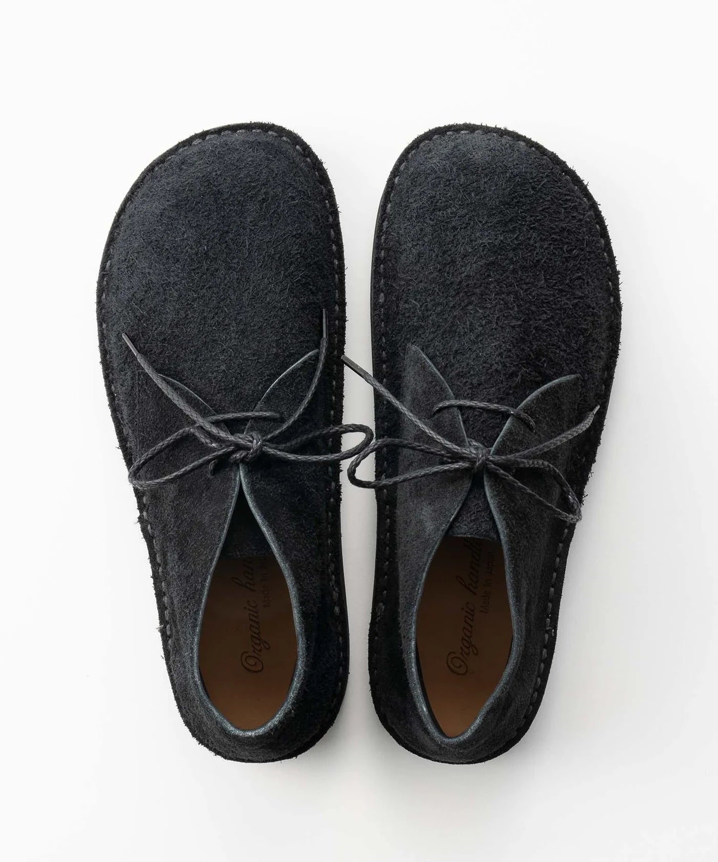 Ives in Black Velour Cowhide